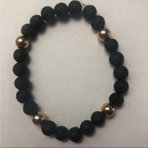 Black/gold bracelet
